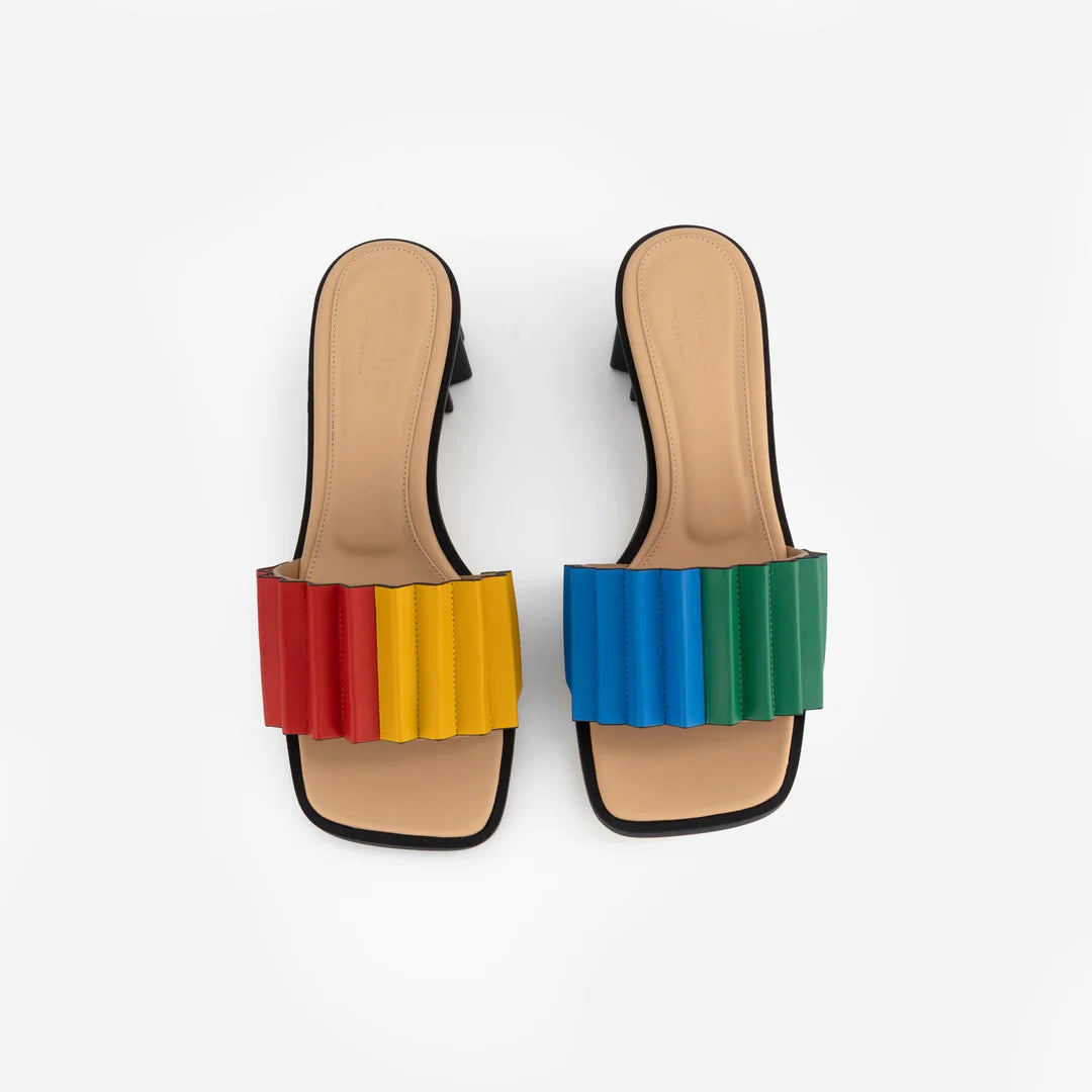 Louise Heeled Slide